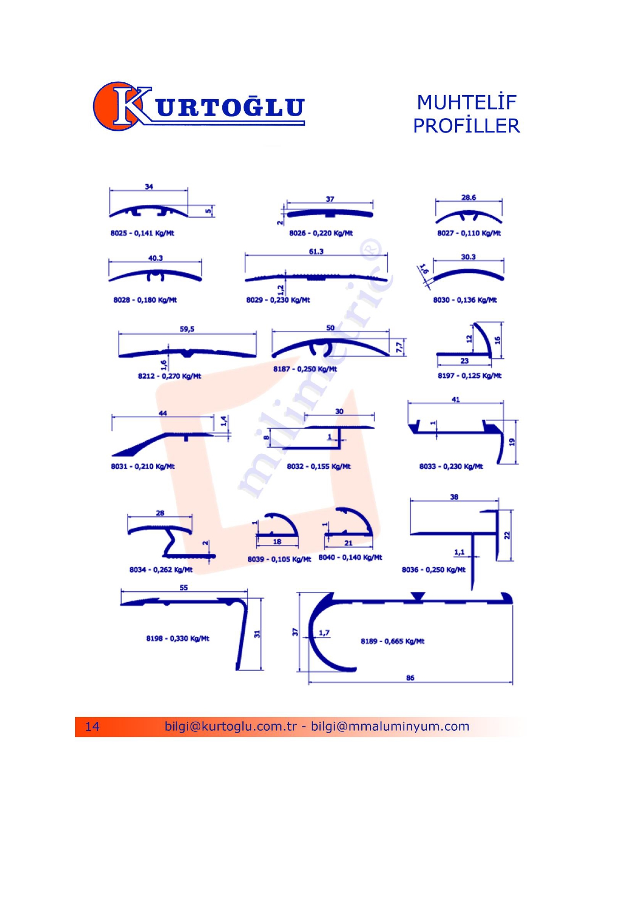 Alüminyum profil katalog görseli 14