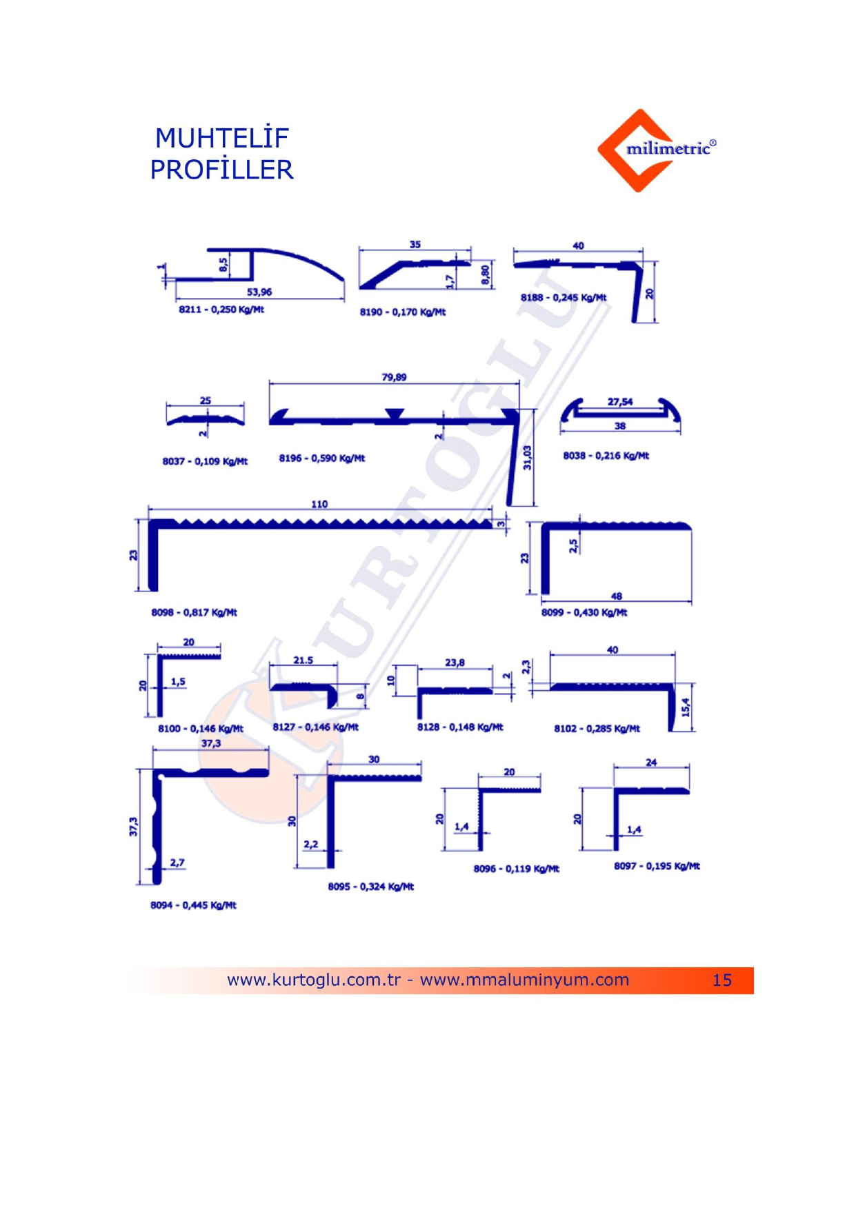 Alüminyum profil katalog görseli 15