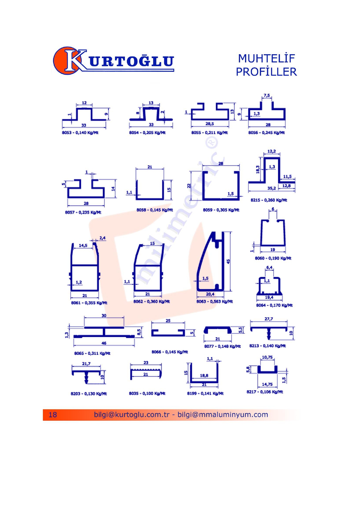 Alüminyum profil katalog görseli 18