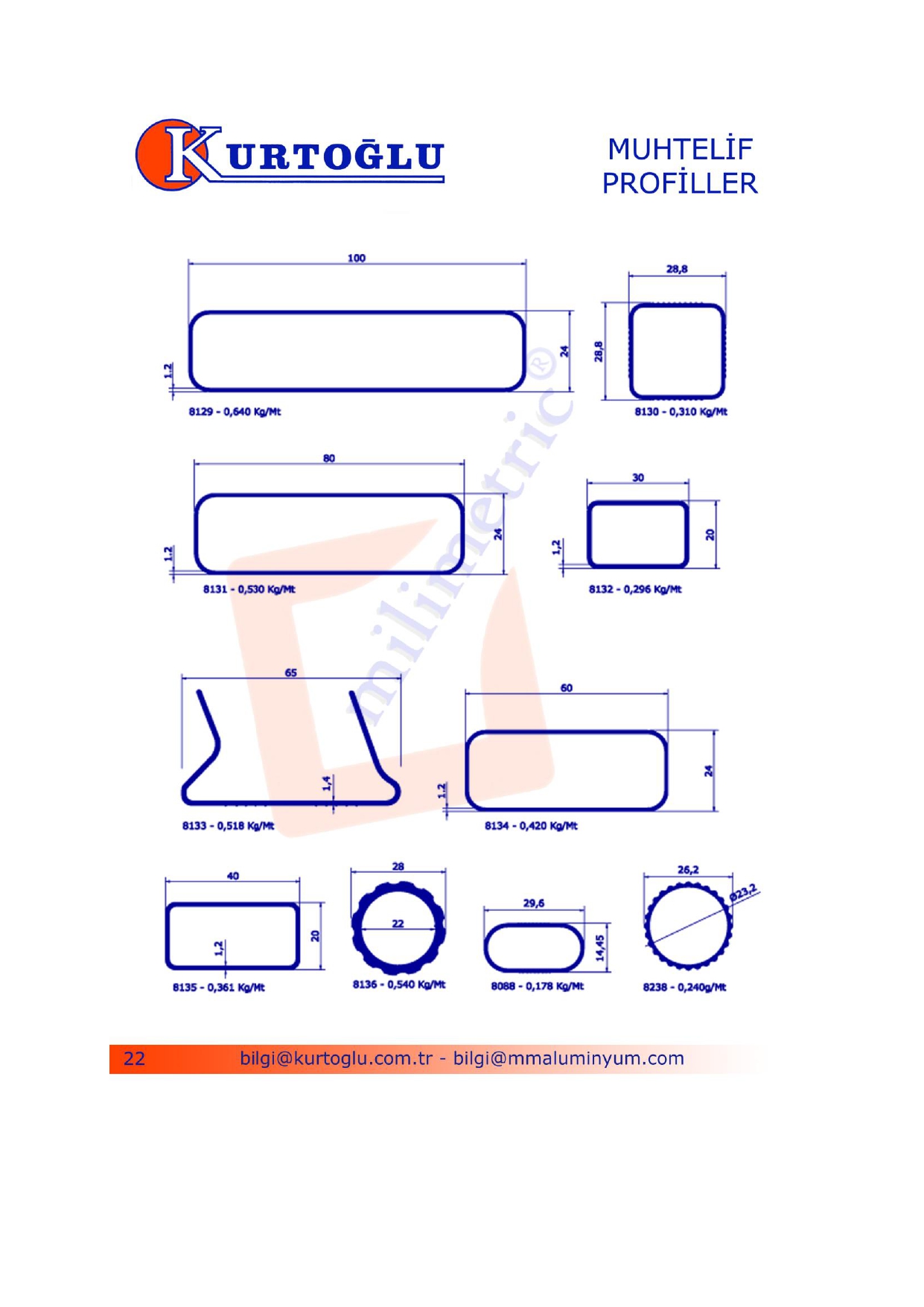 Alüminyum profil katalog görseli 22