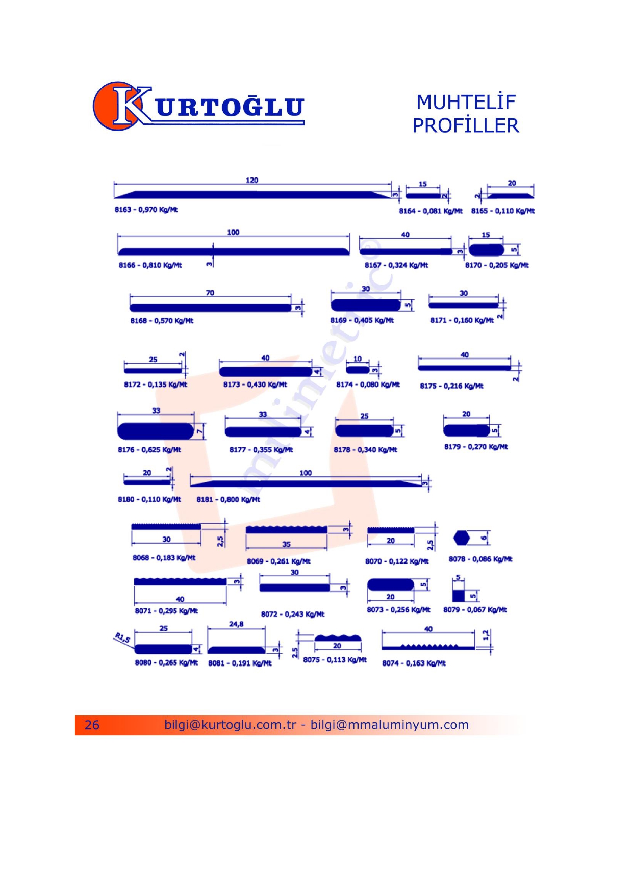 Alüminyum profil katalog görseli 26